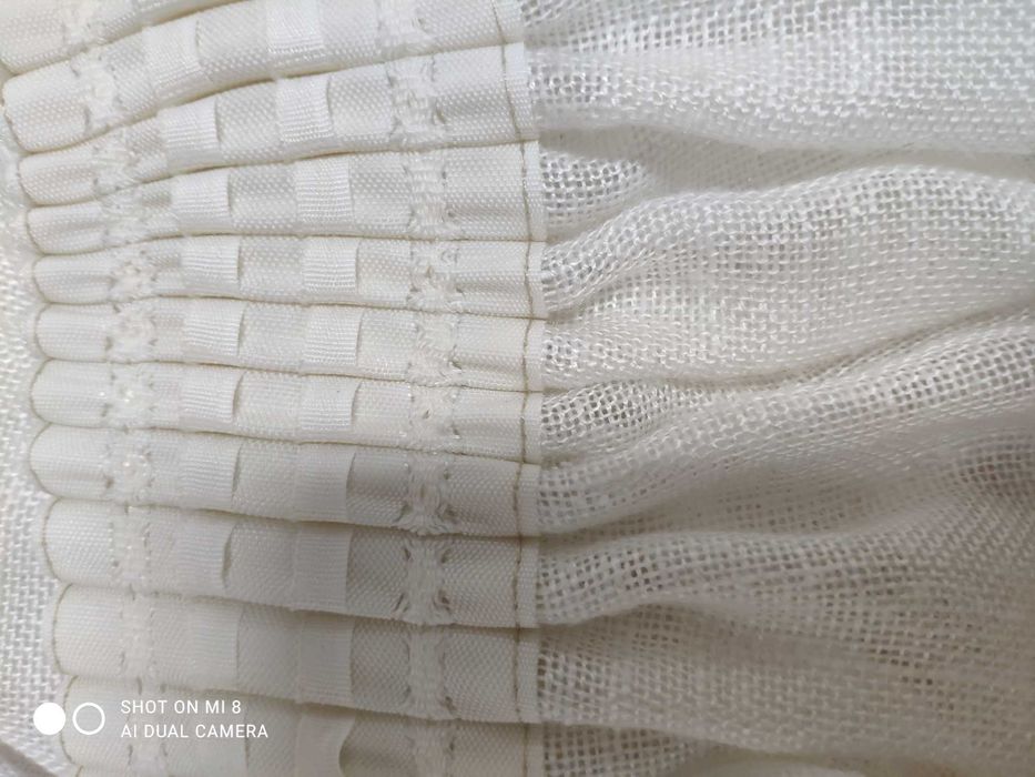 Cortinas cor Branco em Linho