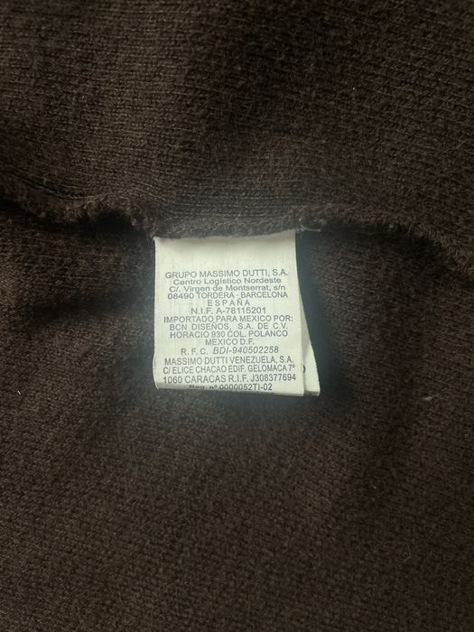 Коричневий кардиган Massimo Dutti на блискавці