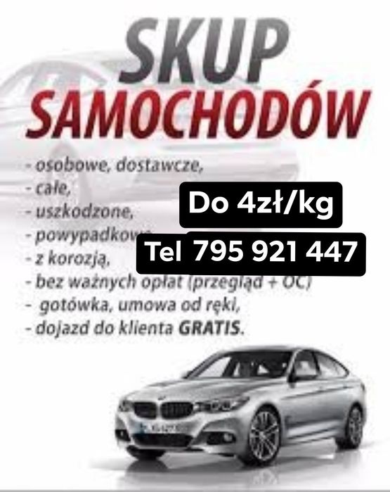 Skup samochodów Każdy stan Płacimy Najwięcej