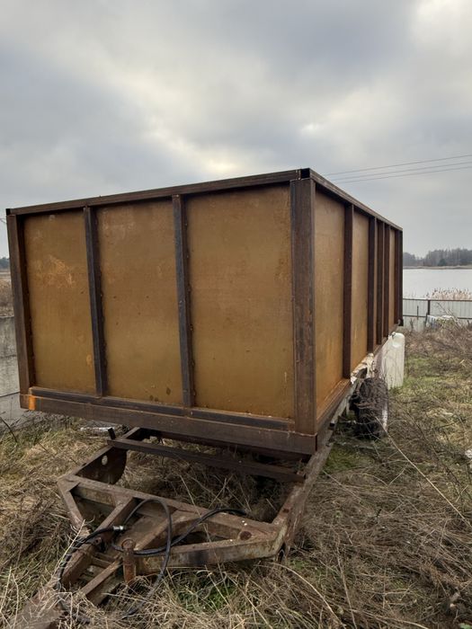 Przyczepa jednososiowa nie zabudowa nie tandem