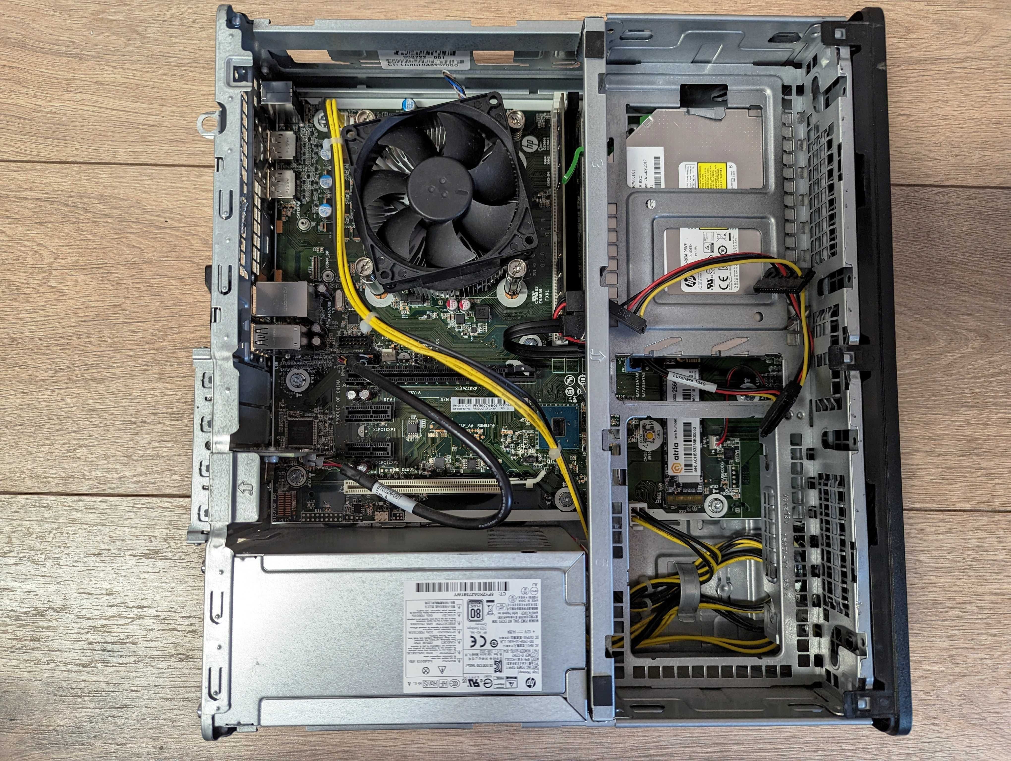 Системный блок slim HP 800 G3 s.1151 Pentium G4600/SSD M.2 256/DDR4 8: ...