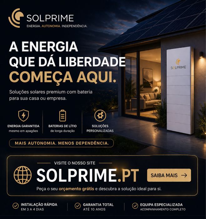 Sistema Solar com Bateria – Energia Mesmo em Apagões (Simulação Grátis)