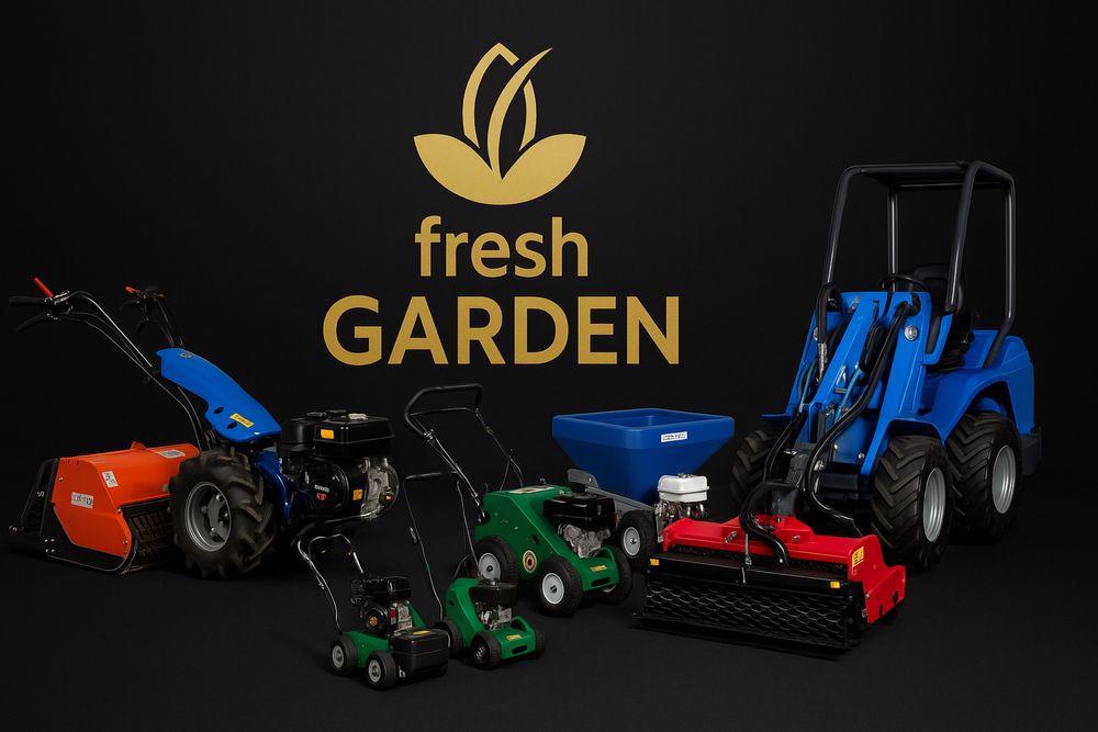 OGRODY, pielegnacja, glebogryzarka separacyjna, trawa z rolki i siewu