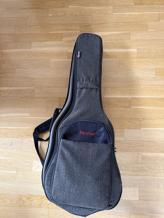 Gitara klasyczna-  martinez guitarra est 1978 mc-88c, pokrowiec, statyw na gitarę, podnóżek.