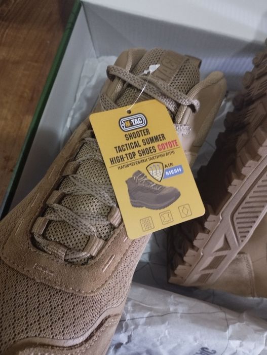 Тактичні кросівки берци M Tac Shooter coyote