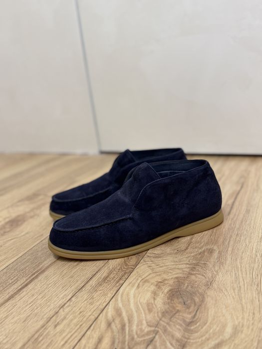 Чоловічі сині черевики замшеві Campbell PRPY