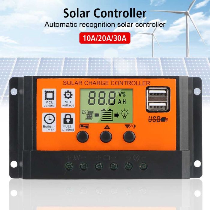 Controlador solar 12v 24v
