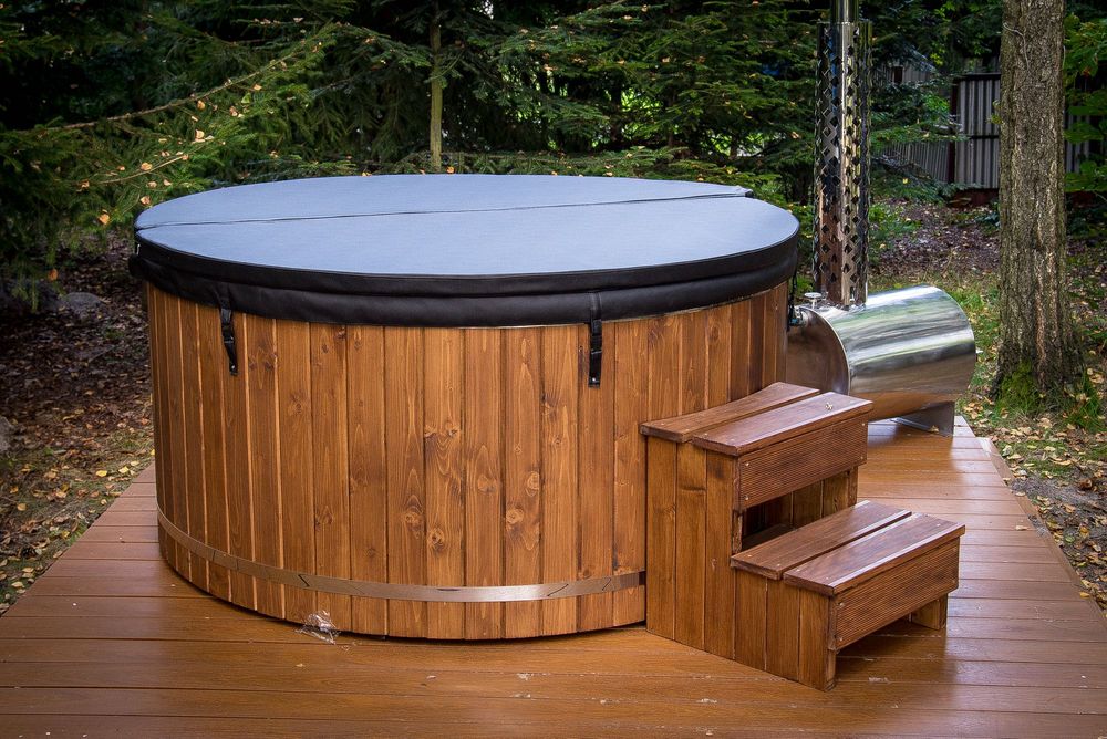 Balia ogrodowa Jacuzzi Hot Tuba Bania Gorąca Beczka dysze hydromasaż