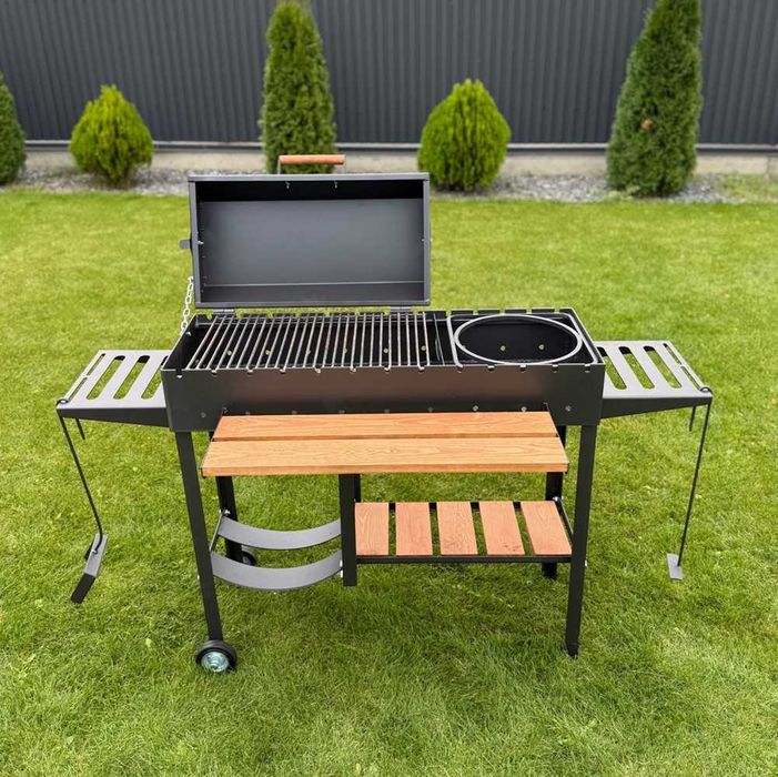 Мангал-барбекю 5 мм на колесах! Мангал з кришкою! Є різні мангали