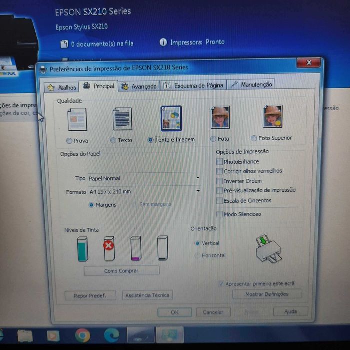 Impressora em bom estado