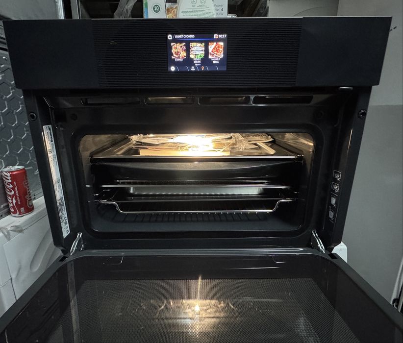 Forno e microondas SMEG  com vapor SO4104APG (40 L   Hidrolítico
