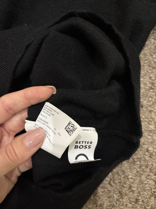 Кофта boss 100% wool