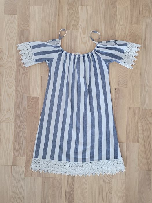 Letnia sukienka w paski rozm. 36