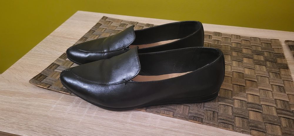 Mokasyny czarne Lasocki