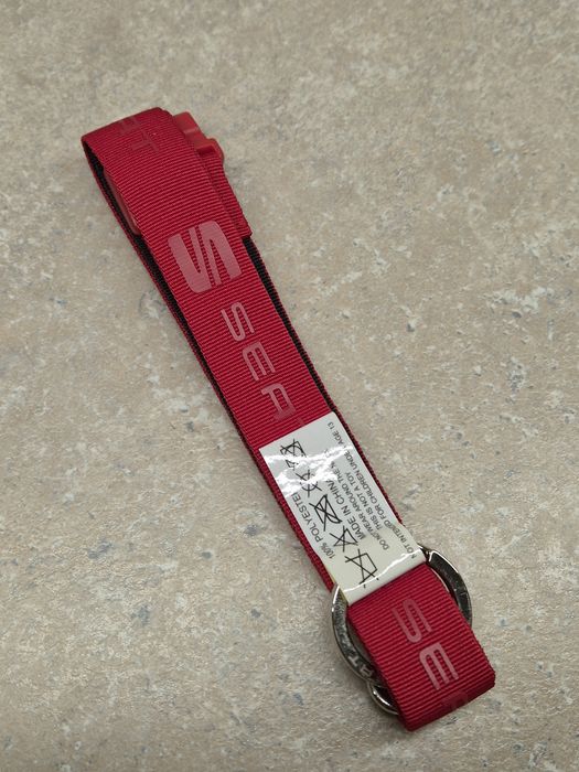 Smycz SEAT ORYGINALNA NOWA czerwona kupiona w aso seat / cupra zapakowana w folię