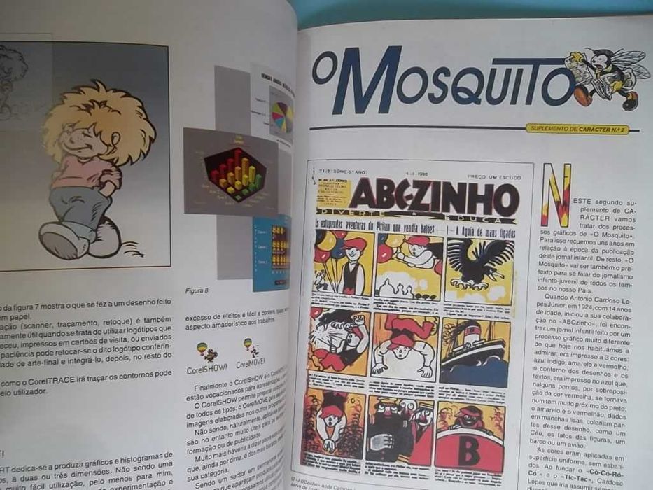Revista "Carácter" Nº 1 e 2 - com suplementos de Banda desenhada.