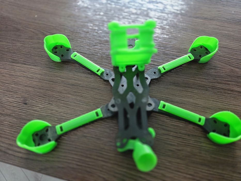 Druk 3D do ramy Apex 5 HD– kompletny zestaw TPU FPV