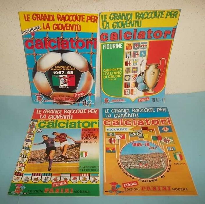 Campeonato Italiano de 1961 a 1994, Lote 32 cadernetas (reproduções)