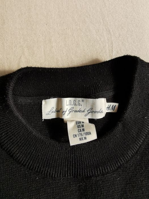 Sweter hm L.o.g.g M czarny