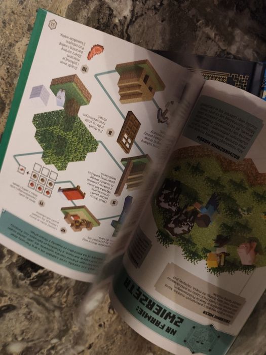 Komplet 5 książek Minecraft nowe