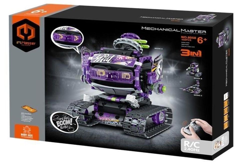 Klocki R/C Robot 3w1/458el