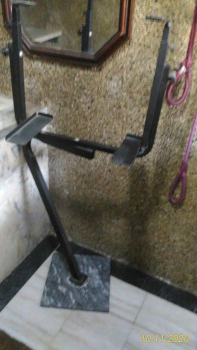 Marble-Base Pedestal for Vintage TVs