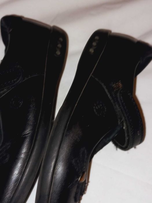 Marks & Spencer Kids czarne świecące balerinki dla dziewczynki rozm 29