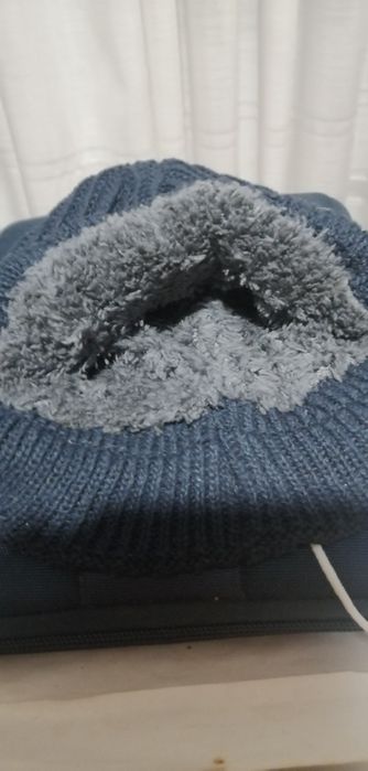 Gorro em malha para frio