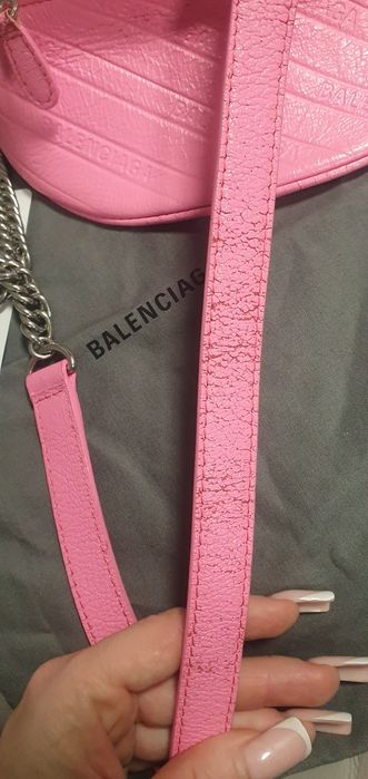 Nerka ze skory Balenciaga oryginalna