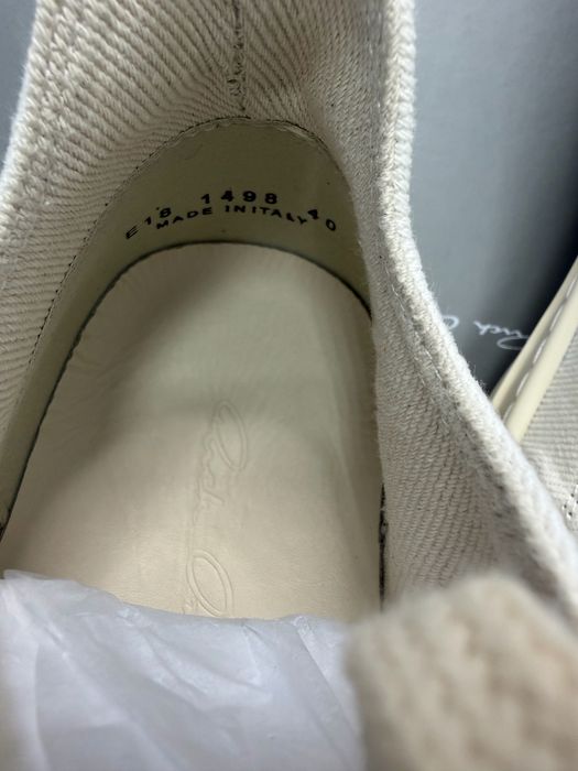 Нові Кеди Rick Owens Ramones DRKSHDW White Low/size 37-44/ Преміум якість!