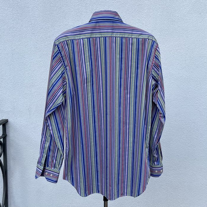 Męska koszula Etro Milano kolorowa rozm L 42 st. idealny