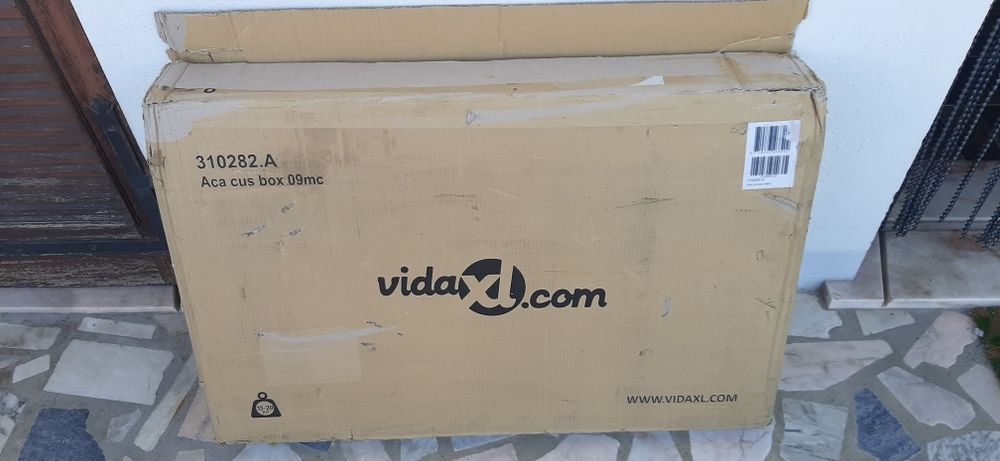 Caixa de arrumação de madeira