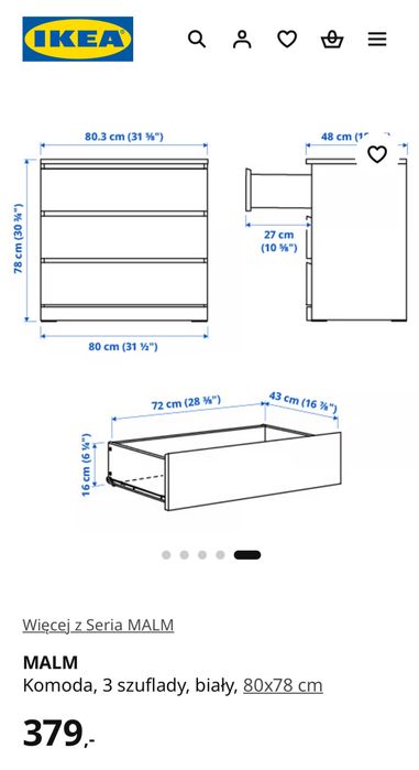 Komody IKEA Malm