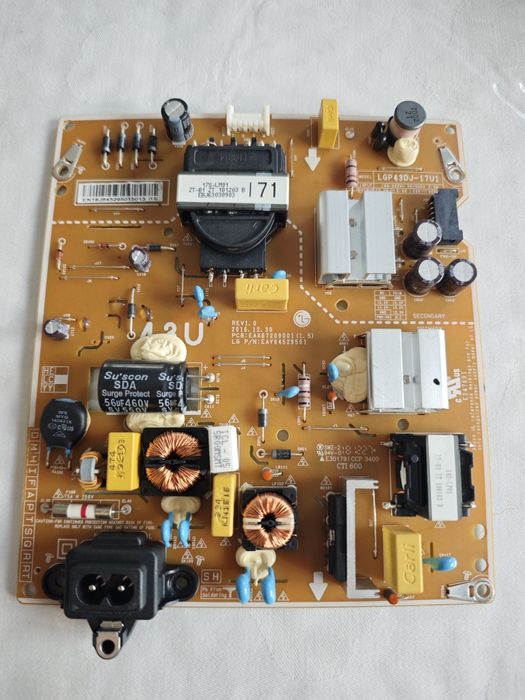 Placas TV LG 43UU640C