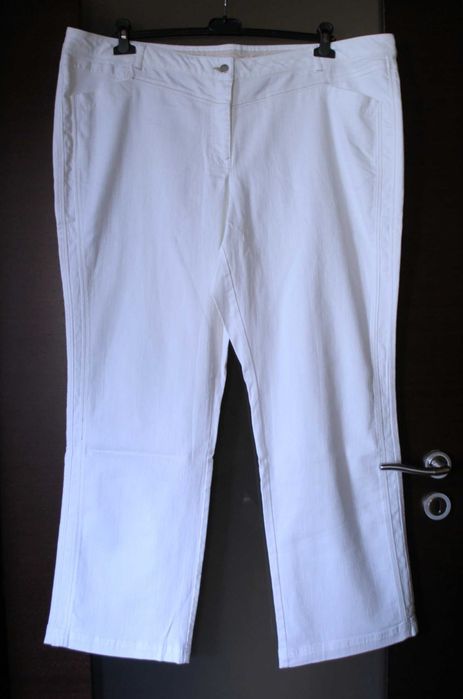 spodnie dżinsowe damskie dżinsy dzwony plus size 52  54 jeans  bootcut