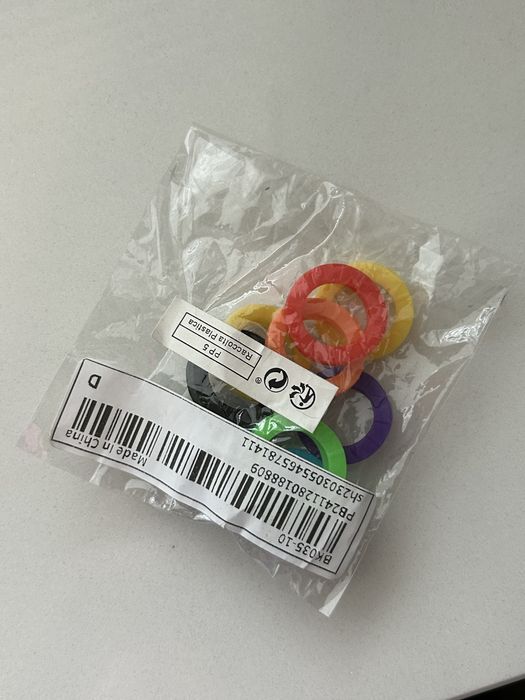 Komorowe nakładki gumowe silikonowe na klucze 10szt