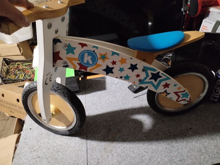 Біговел дерявяний колеса 12 дюймів