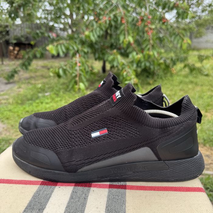 Кроссовки Tommy Hilfiger Jeans Flexi Sock Runner Black, 45 размер, Оригинал, Кросівки