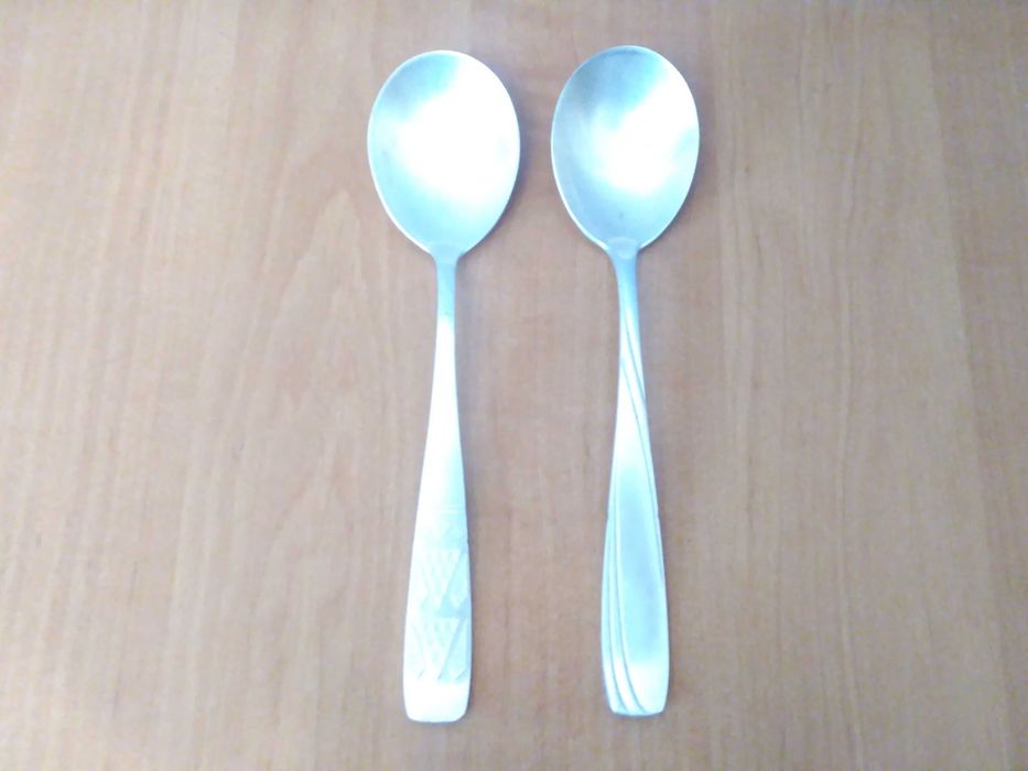 Ложки столовые Київ Каштан Киев МНЦ Мельхиор 1960-1970гг. СССР