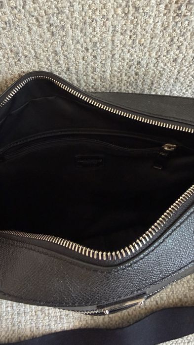 Dolce & Gabbana Milano кожаная мужская сумка Messenger Black