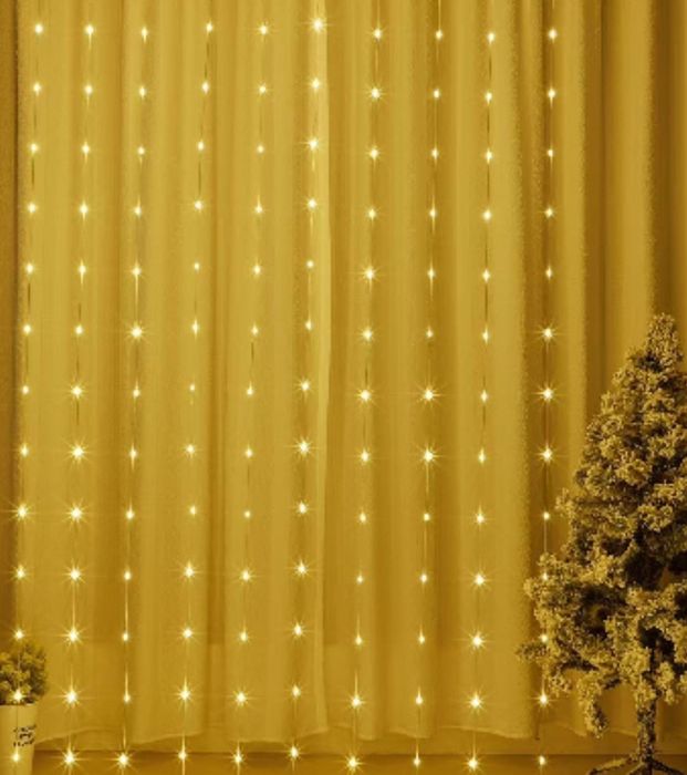 Гирлянда ШТОРА  мідь РОСА 3х2 / 3х3м 220V
200 LED "