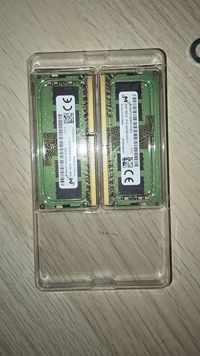 2x 8gb. 16 gb ram 3200mhz laptop