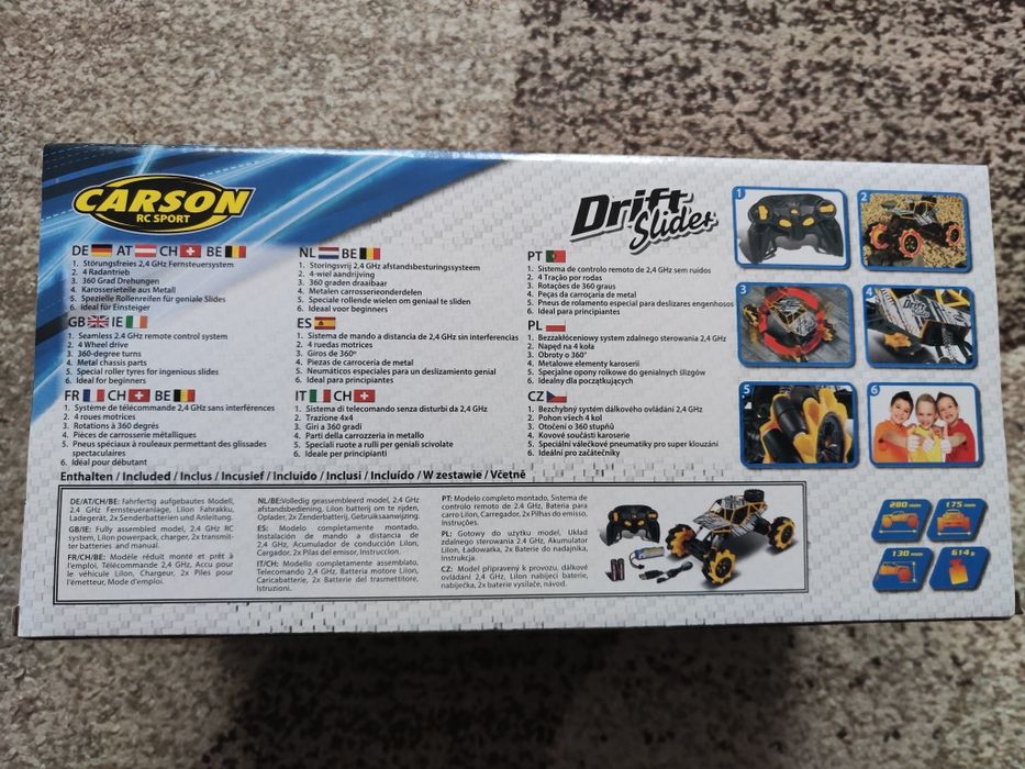 Samochód zdalnie sterowany CARSON RC SPORT DRIFT SLIDER