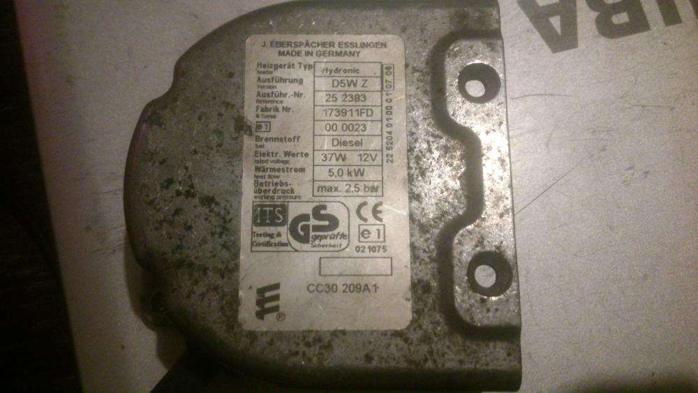 sterownik Eberspacher d5wz, d3wz, d4ws,d4wsc, d5wsc,d5ws, d5z-f,