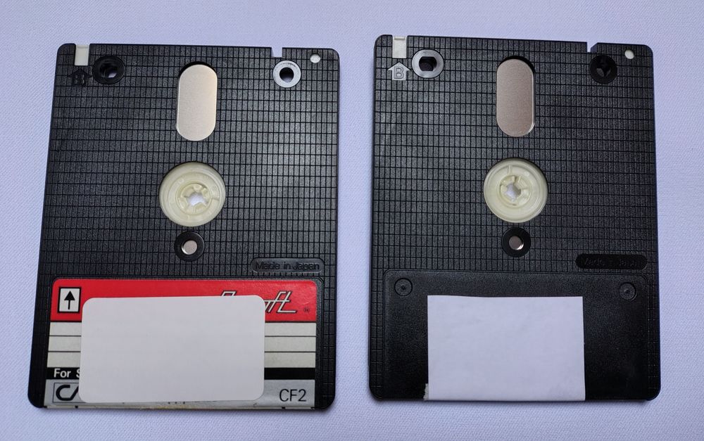 2x pusta dyskietka 3" dysk CF2 ZX Spectrum +3 / Amstrad