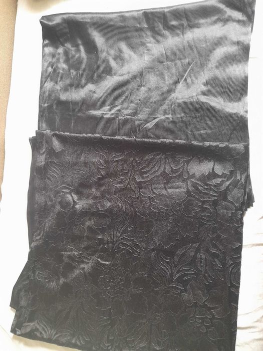 Ткань черный трикотин 5 м