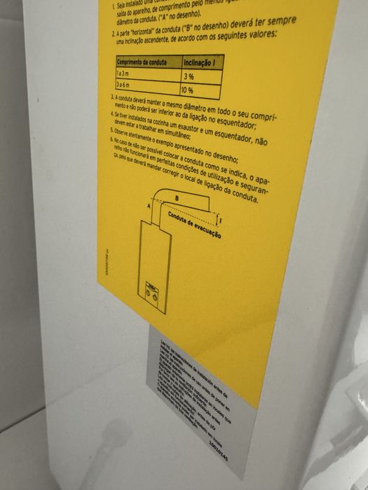 garantia esquentador a gás de câmara aberta da gama Vaillant atmoMAG