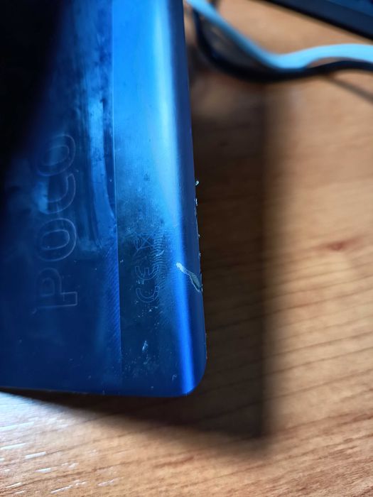 Tampa traseira de cor preta "phantom black" de Xiaomi Poco X3 Pro