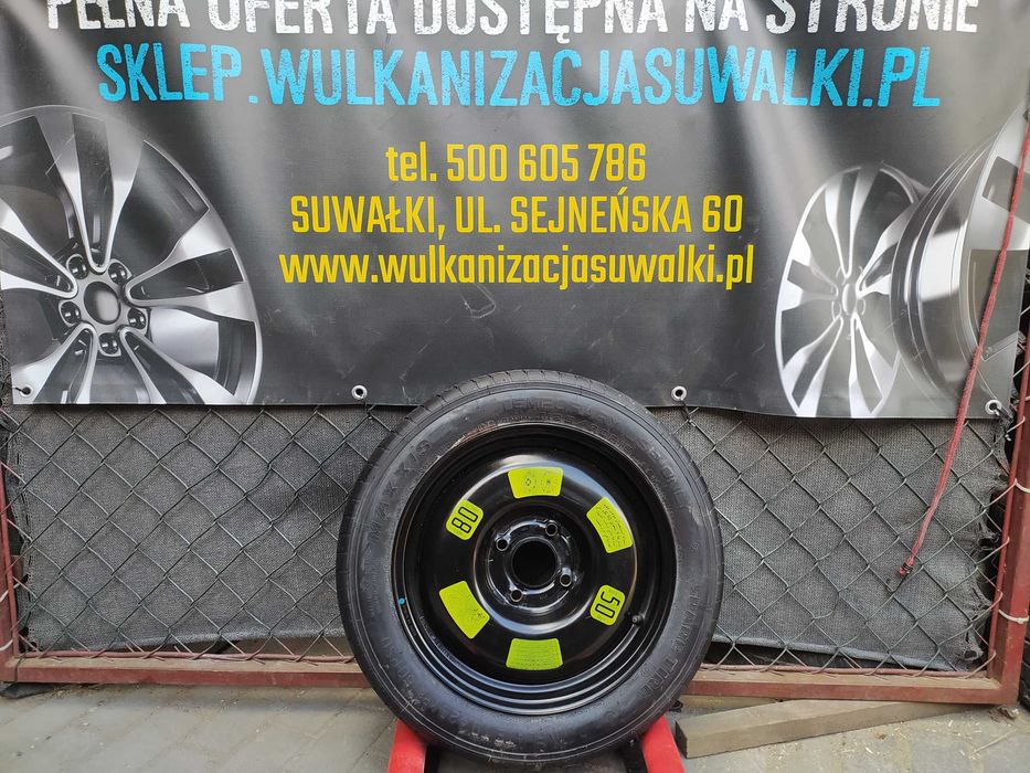 Koło dojazdowe R15 4x108 Peugeot 206. 207/ Partner Citroen C3 C4 Berlingo