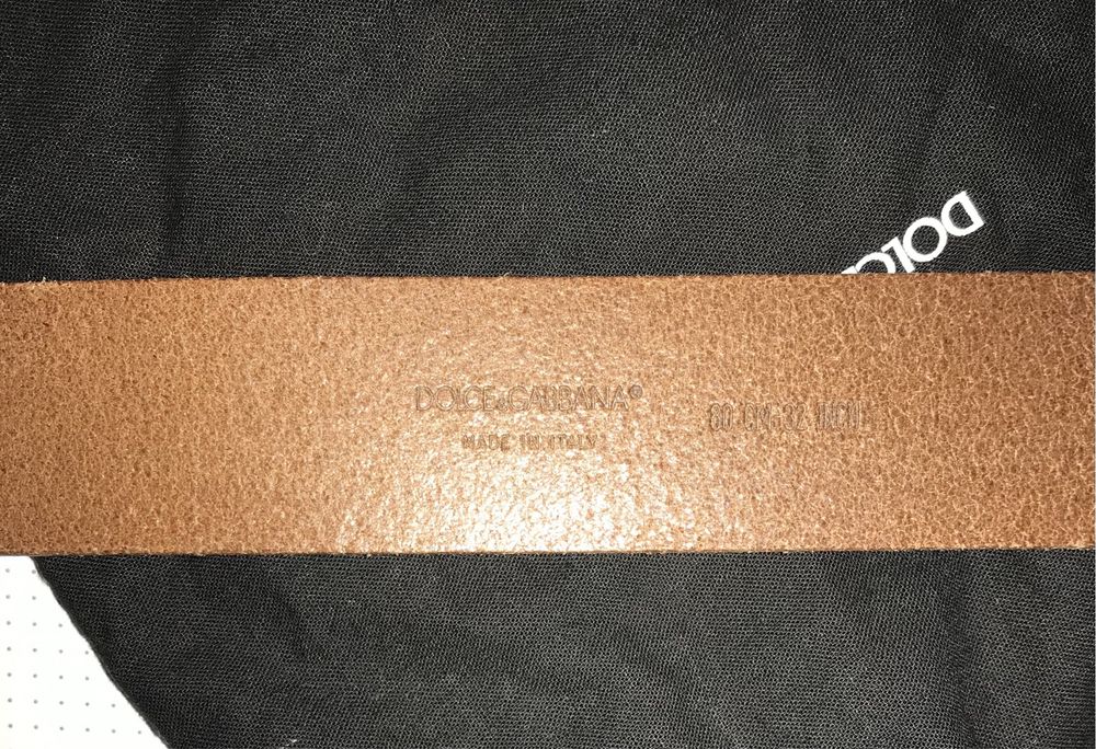 Кожаный ремень «Dolce&Gabbana», Оригинал.